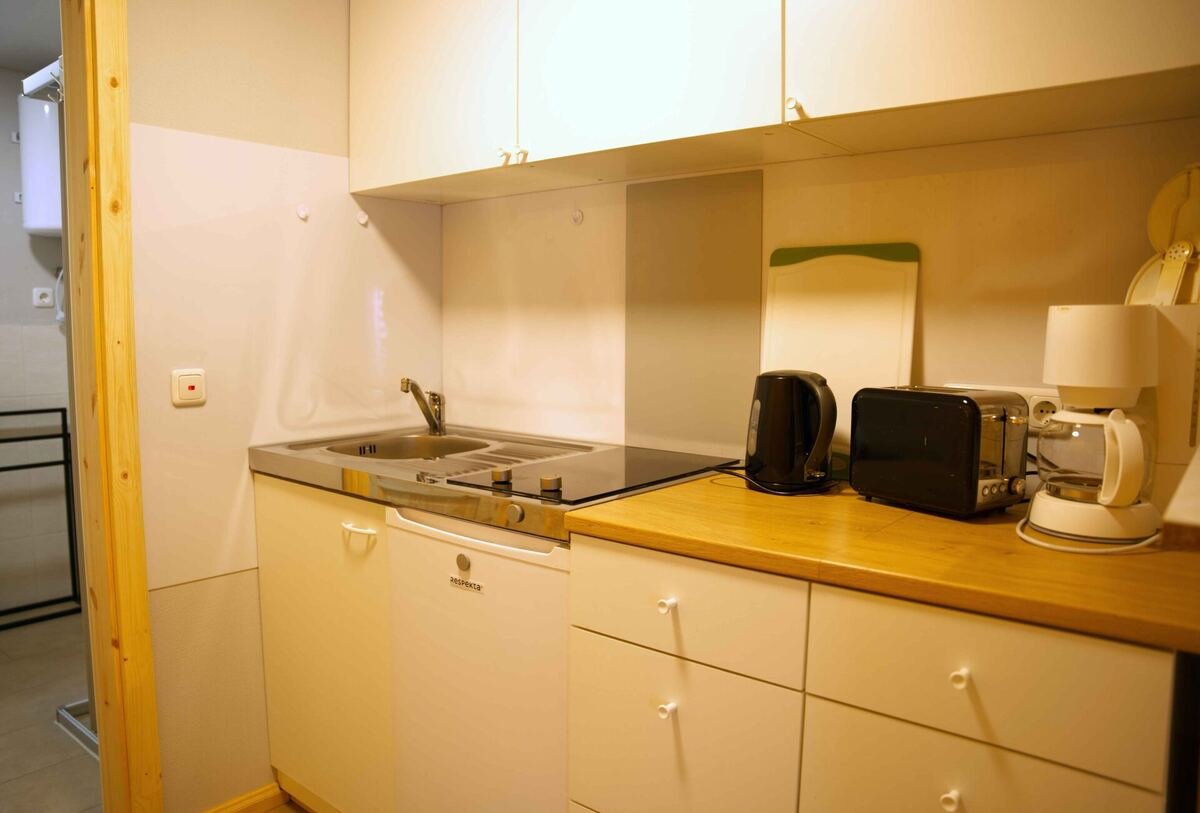 Vollausgestattete Küche im Bungalow Flecken Zechlin