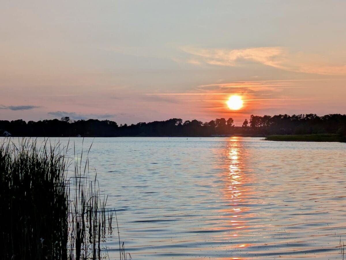 Sonnenuntergang am Wasser, Großer Zechliner See